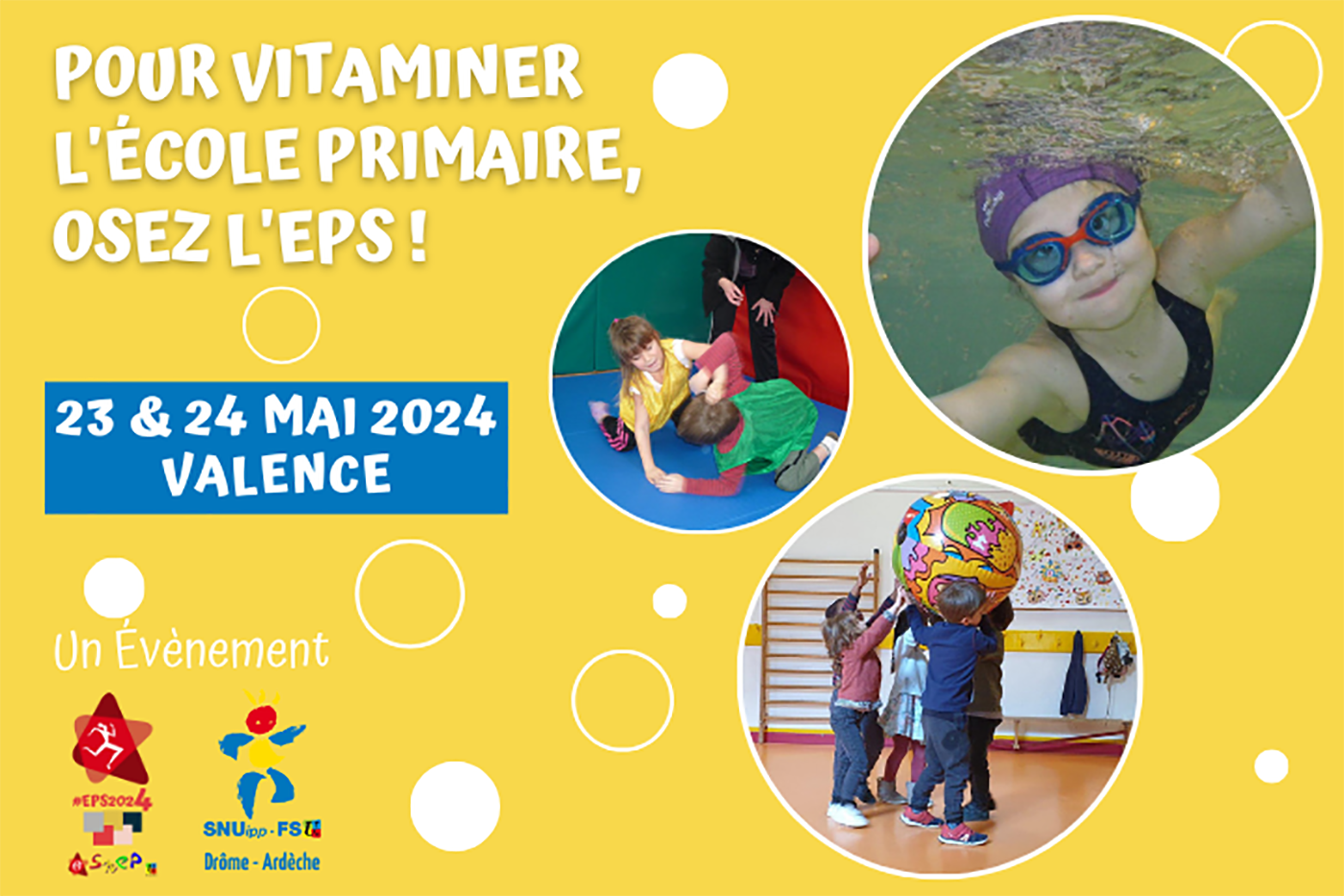 Évènement « Pour vitaminer l’école primaire : Osez l’EPS ! » 23 et 24 mai 2024